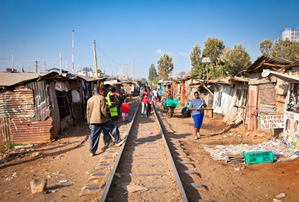 Kibera in Nairobi, Kenya. Image Source: Shutterstock